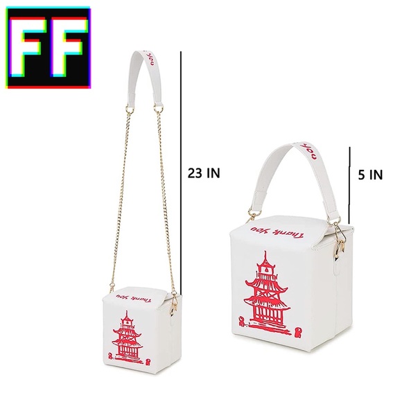 Chinese Takeout Box Purse 🥡🥢 - Picture 2 of 4